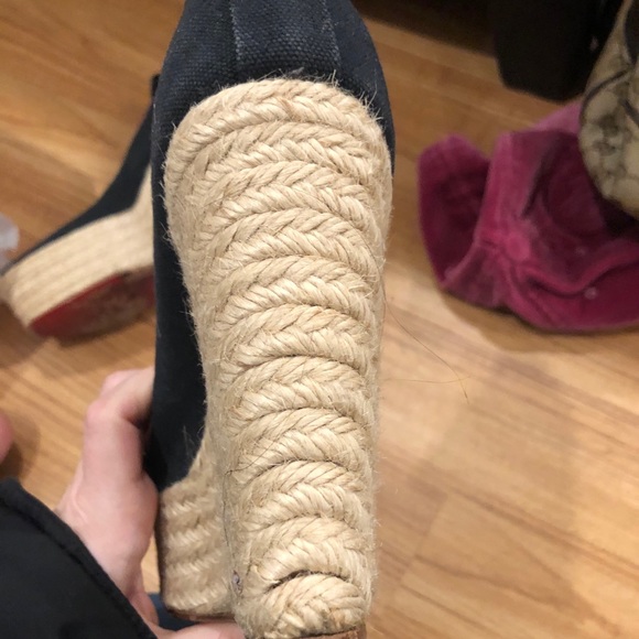 Christian Louboutin pre-loved wedges authentic 37 - Picture 9 of 11